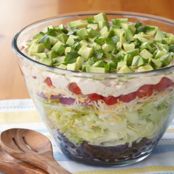 Layered Tex Mex-Taco Salad